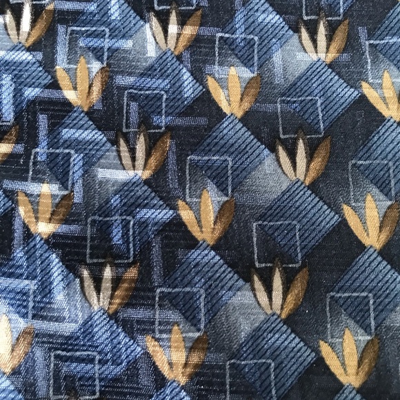 Stafford Men's Silk Ties Bundle of 2 Brown Blue NEW - Picture 11 of 13